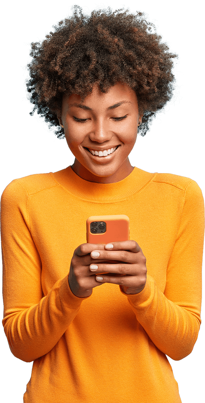 Person 1 using phone